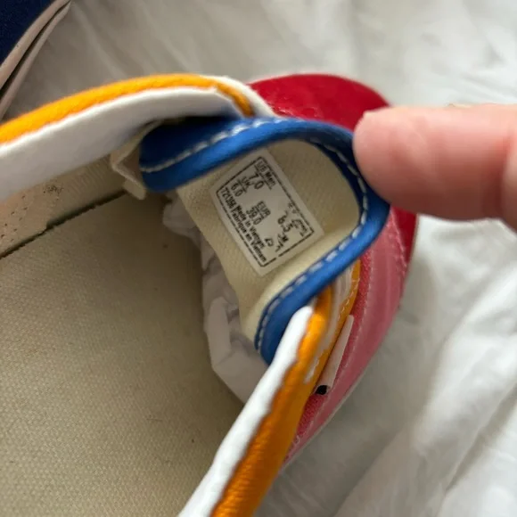 VANS Era Patchwork Shoes W8.5/M7 Multicolor Skateboard Sneakers Excellent - Picture 9 of 10